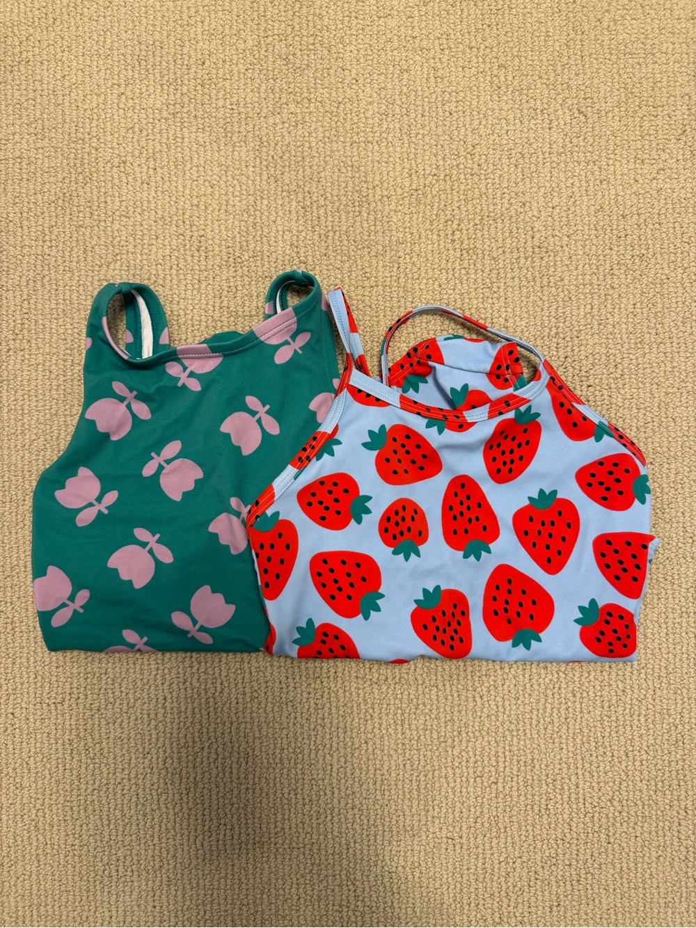 Hanna Andersson Kids One-Piece Swimsuits bundle- 6-7